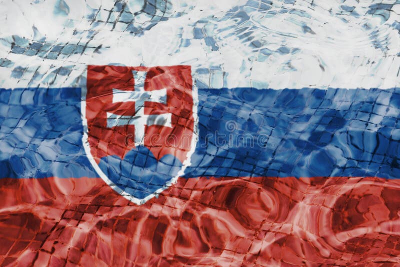 Texture of Slovakia flag.