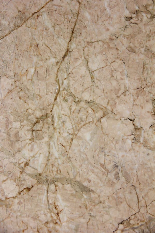 Texture of Smooth Brown Marble or Tile Surface with Cracks, Patterns