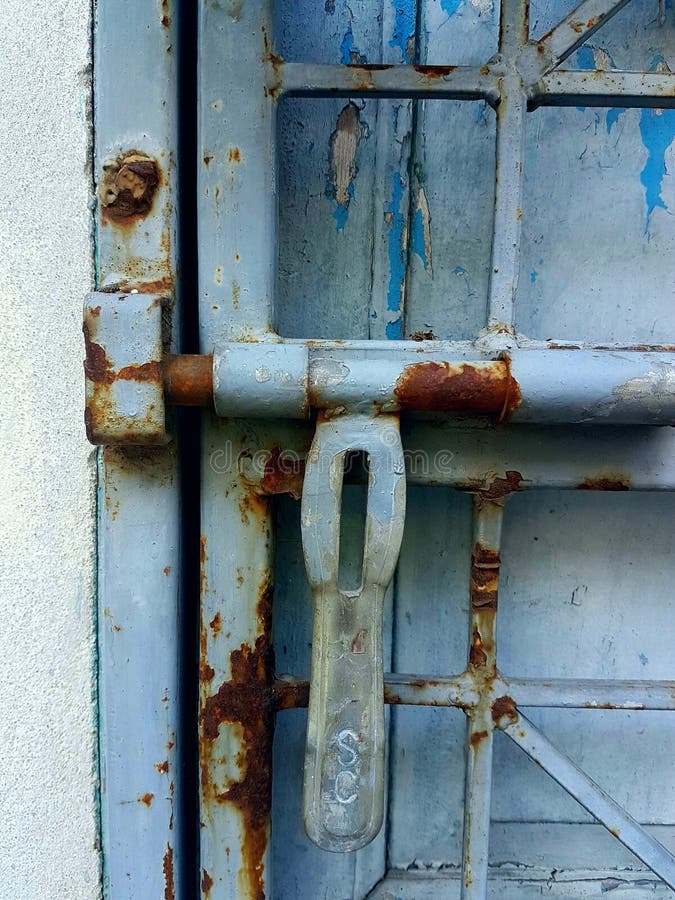 Texture steel door stock photo. Image of steel, blue 74843468