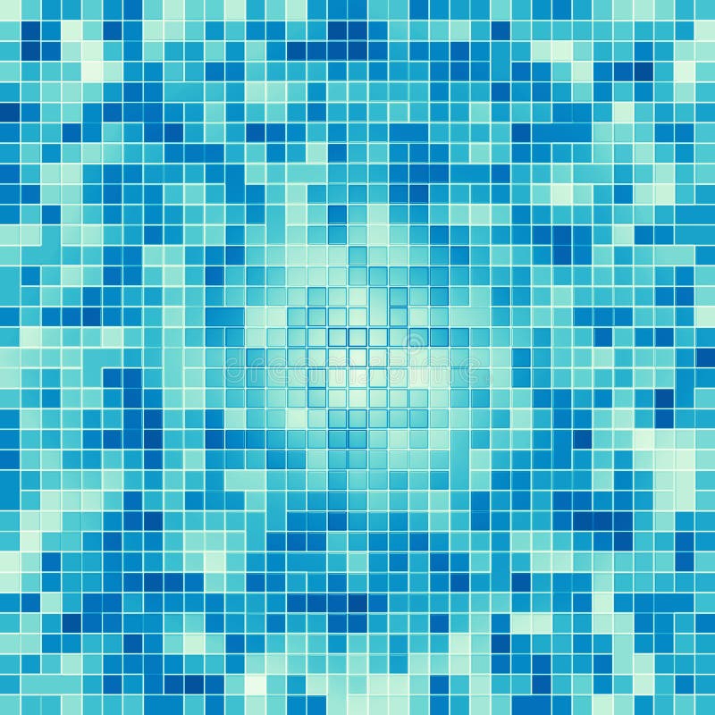 Texture Swimming Pool Mosaic Tile Background. Wallpaper, Banner