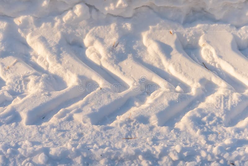 Texture from the Tractor Tire on the Snow Stock Photo Image of outdoor, tire 250762494