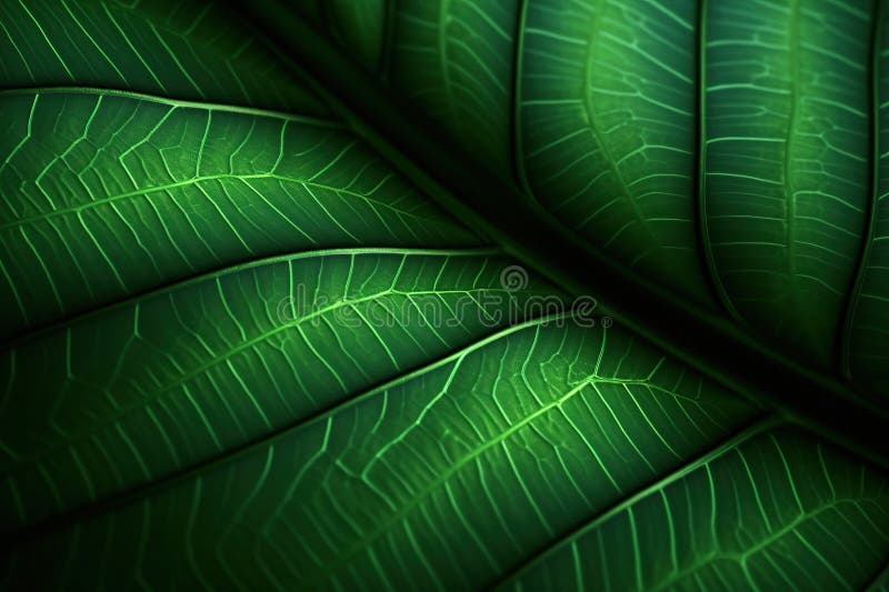 The texture of a tree leaf. Macro texture of foliage. Background leaf of a tree. stock illustration