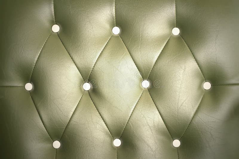 Antique Green Leather Button Sofa Stock Photos Free & RoyaltyFree
