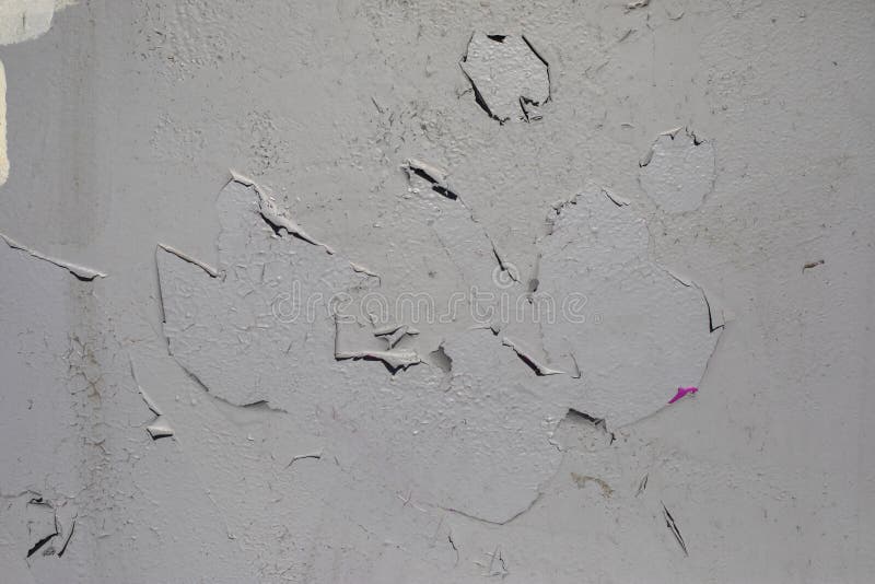 Texture of Wall is in Gray Paint. Poorly Painted Wall Surface Stock