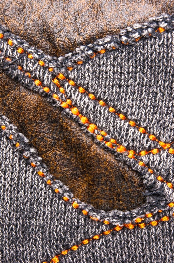 Texture of a Washed Thick Knit Fabric Stock Image Image of natural