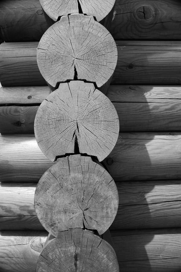 Texture of wooden walls