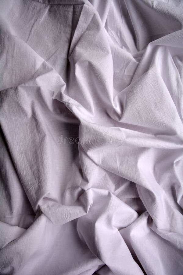 Texture and Wrinkles of Blanket Made by Rag Fabric. Stock Image Image