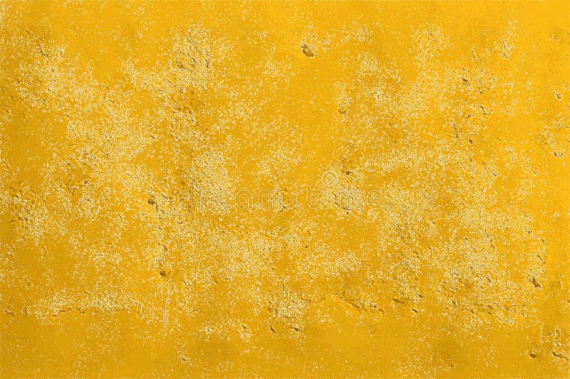 Texture of a Yellow Concrete Wall Marked and Weathered Stock