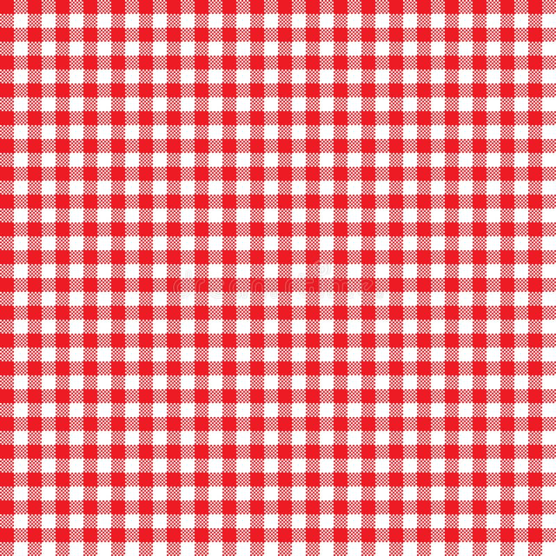 Texture à carreaux rouge de fond de modèle de tissu de vintage sans couture illustration libre de droits Texture à carreaux rouge de fond de modèle de tissu de vintage sans couture illustration libre de droits