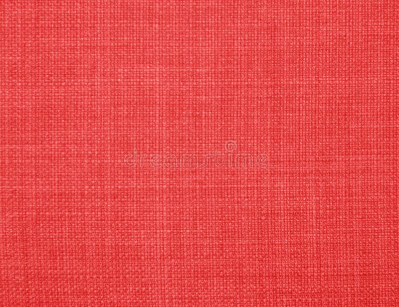 Textured Background of Coral Fabric Stock Image - Image of linen ...