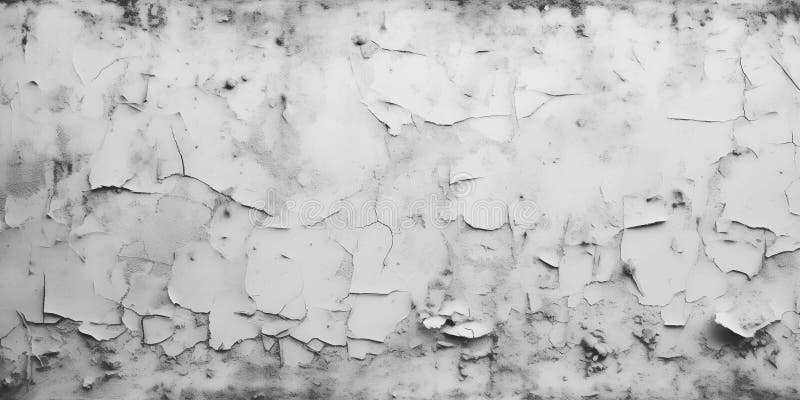 Textured background of a distressed wall with flaking white paint stock images