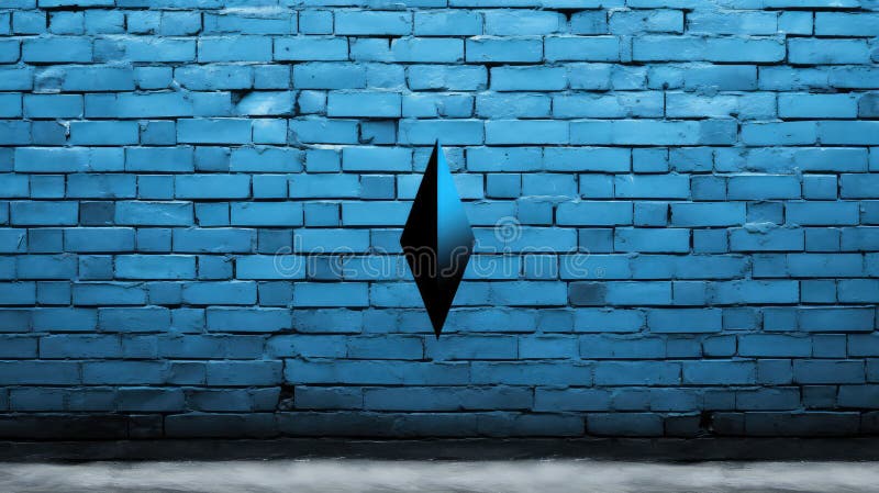 Textured blue dart on white background vector illustration