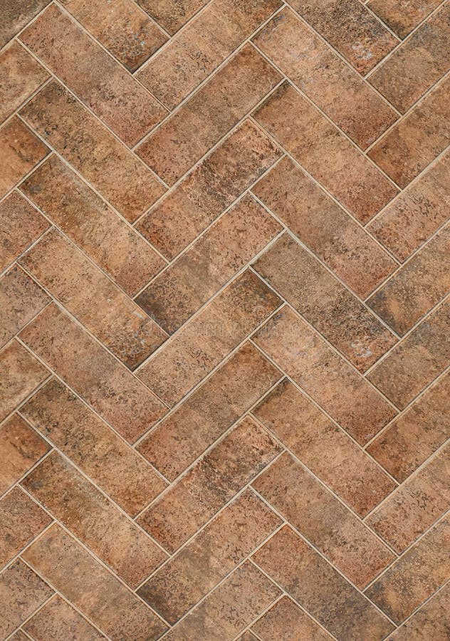 Textured Brown Tile with Classic Pattern for Wall and Floor royalty free stock images