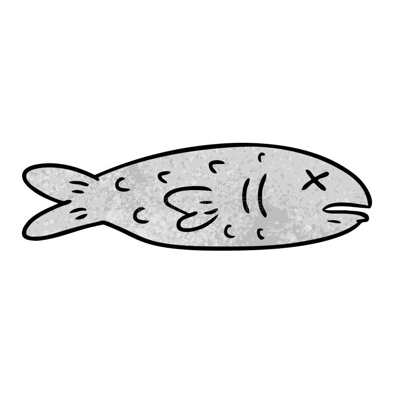 Textured Cartoon Doodle of a Dead Fish Stock Vector - Illustration of doodle, grunge: 149229272 Textured Cartoon Doodle of a Dead Fish Stock Vector - Illustration of doodle, grunge: 149229272