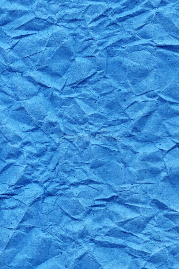 Blue Wrinkled Paper Stock Photo, Picture and Royalty Free Image. Image  13169963.