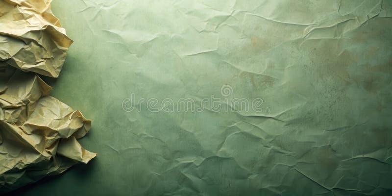 Textured crumpled paper background with space for text and design elements. Generative AI vector illustration