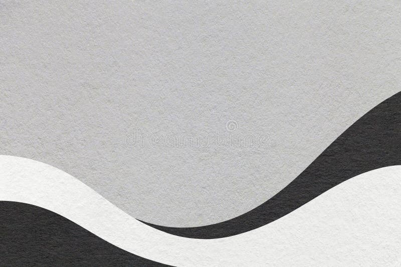 Textured gray paper background with white and black wavy lines and waves, copy space for banner, presentation stock images