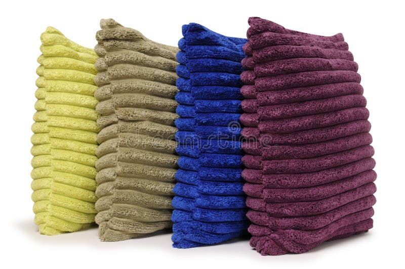 Textured pillows. Isolated