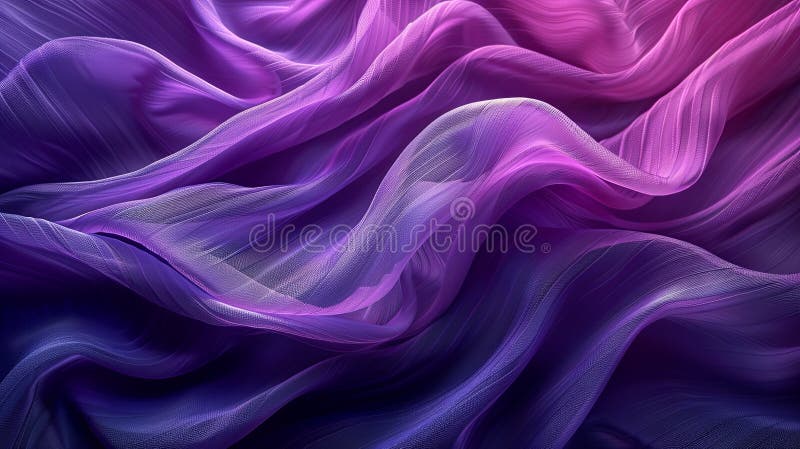 țesătura texturată de tricot violet, care se curbează fără probleme în eleganță stock illustration
