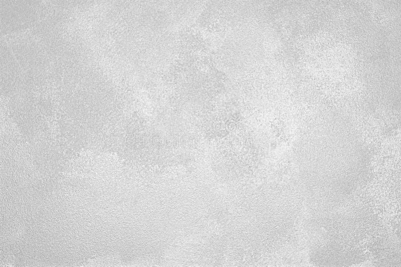 Textured silver grey surface. Grunge painted plaster wall texture. Abstract grungy light gray background