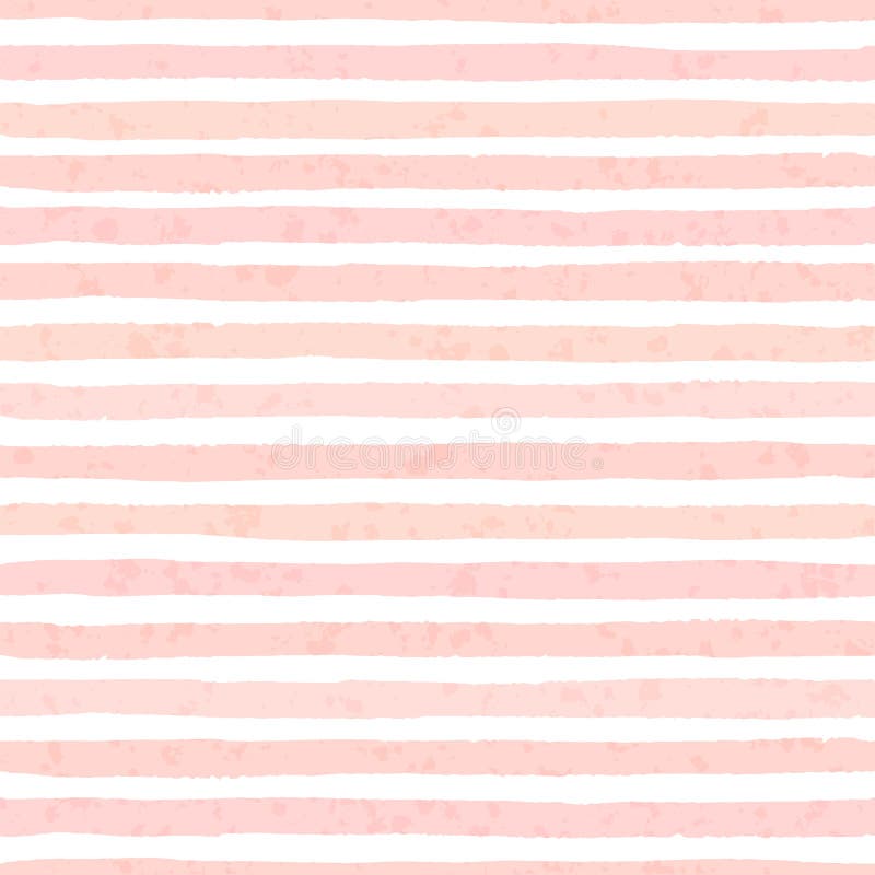 Textured vector grunge stripes of pastel pink colors seamless pattern royalty free illustration