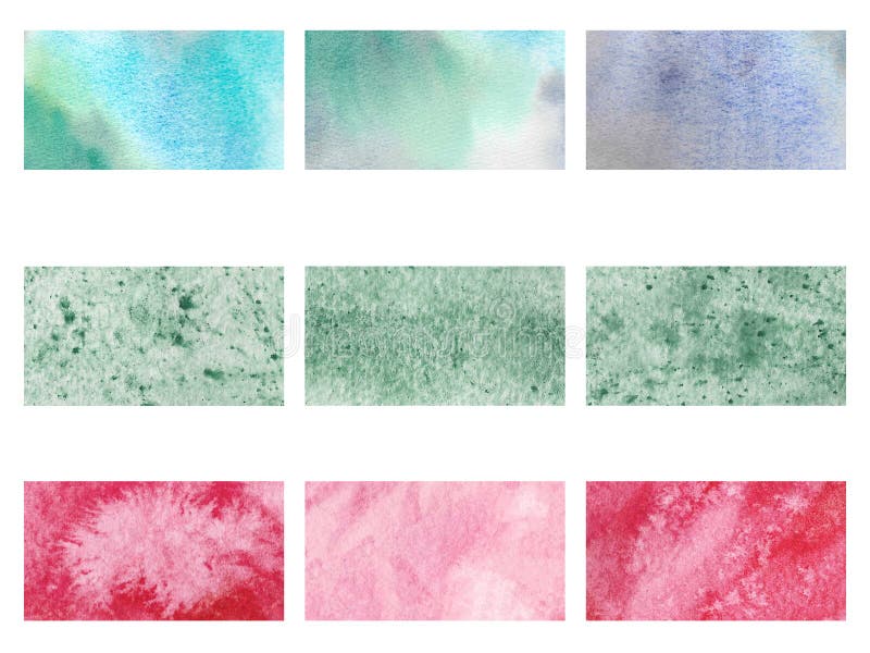 Watercolor Swatches Greeting Card Watercolor Swatches Greeting Card