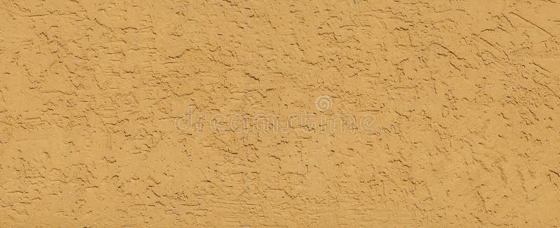 Textured Yellow Plaster Wall Background Structural Venetian