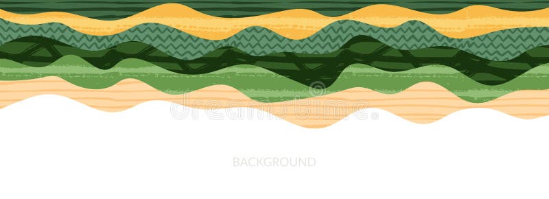 Texturerad illustration av den gröna jordbrukets abstrakta jordbruksträdgårdsmallens fältlayoutvektor. gröda av grönt naturmönster royaltyfri illustrationer