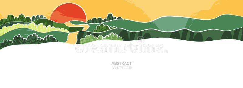 Texturerad illustration av den gröna jordbrukets abstrakta jordbruksträdgårdsmallens fältlayoutvektor. gröda av grönt naturmönster stock illustrationer