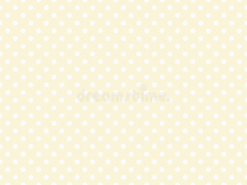 Texturierte weiße Polka-Punkte auf kornseidenbraunem Hintergrund lizenzfreie abbildung