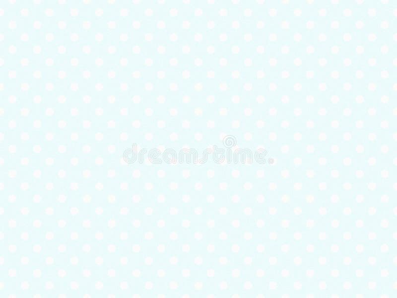 Texturierte weiße Polka Punkte über Azurblau von weißem Hintergrund stock abbildung