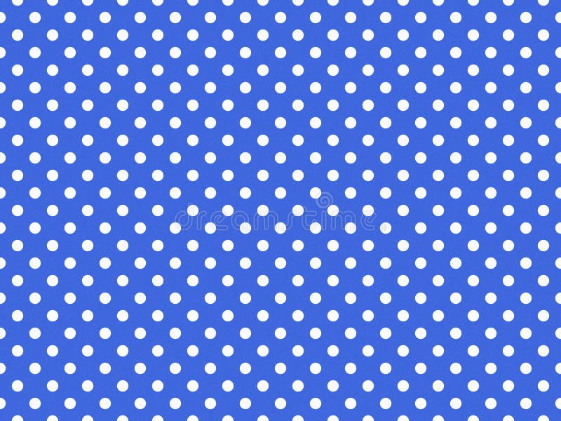 Texturierte weiße Polka Punkte über königsblauen Hintergrund lizenzfreie abbildung