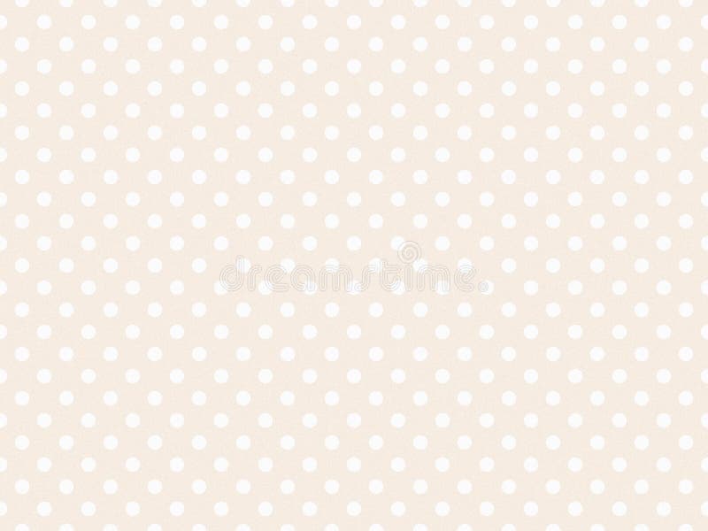 Texturierte weiße Polka Punkte über Leinen von weißem Hintergrund stock abbildung