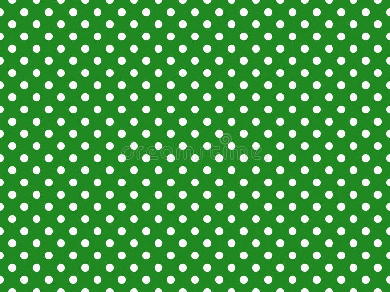 Texturierte weiße Polka Punkte über waldgrünem Hintergrund stock abbildung