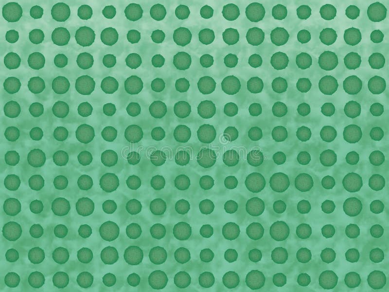 Texturierter grüner Polka Punkt abstrakter Hintergrund stock abbildung