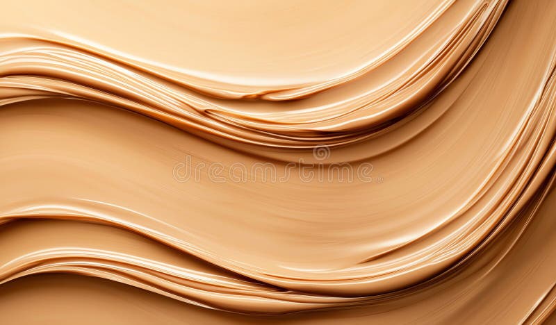 Textură abstractă închisă a cremei de bej netede sau a vopselei cu modele elegante de ondulare pentru fundaluri sau proiecte de pr stock image