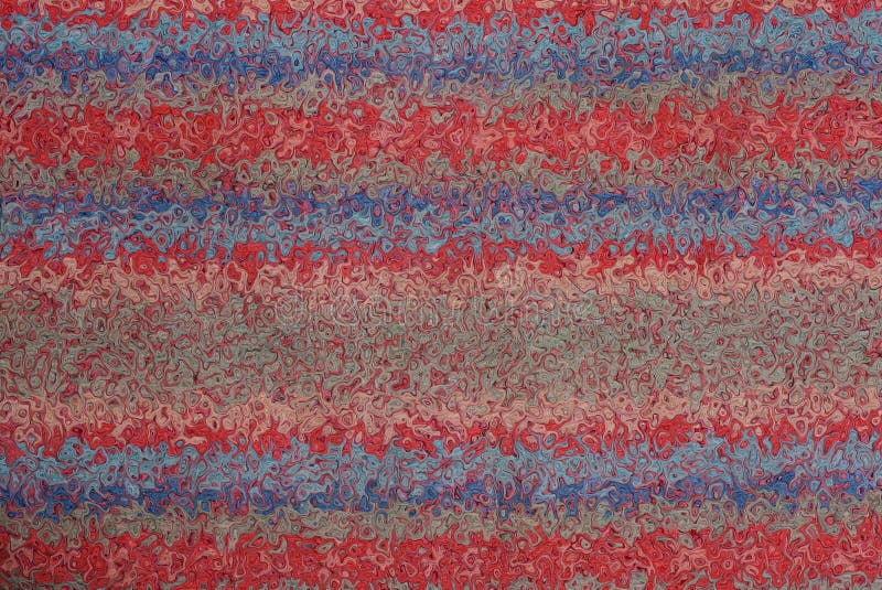 Textură colorată din abstracție cu distorsionarea benzilor roșii și albastre royalty free stock photo