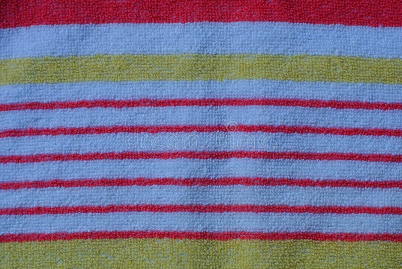 Textură colorată a unei bucăți de pânză striată royalty free stock photography