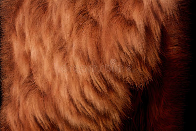 Textură de blană de fond brun tip blană capbrună abstract generativ. Textură de blană de fond brun de blană de origine animală, vopsire abstractă cu ilustrație generativă abstractă