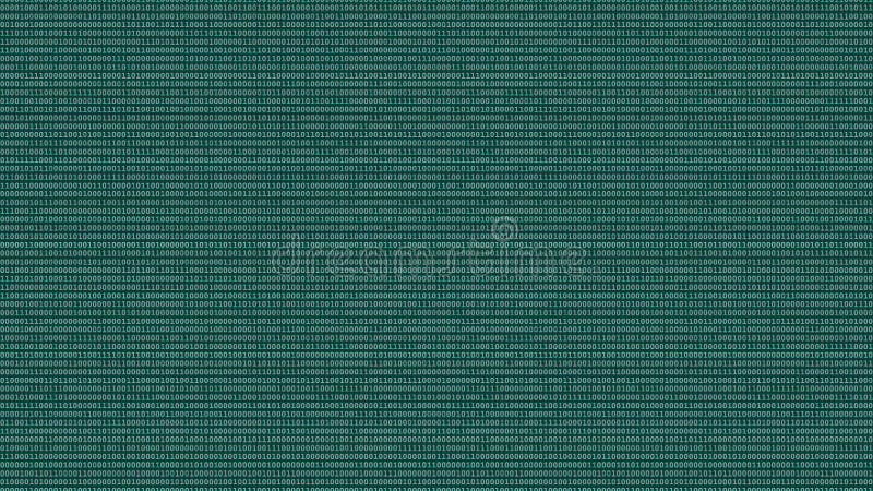 Textură de date de cod binar stock illustration