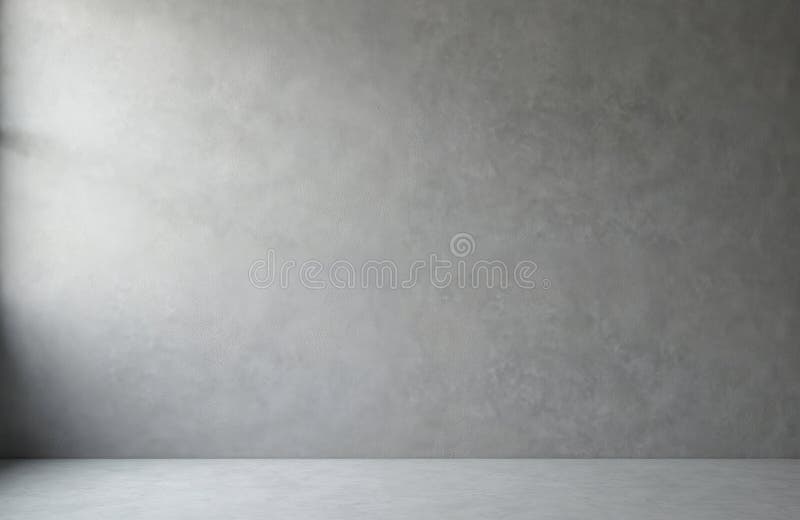 Textură fină fină neutră a fundalului gri gol. Cameră goală cu podea gri. Material grunge abstract îmbătrânit cu aliaj de aluminiu royalty free illustration