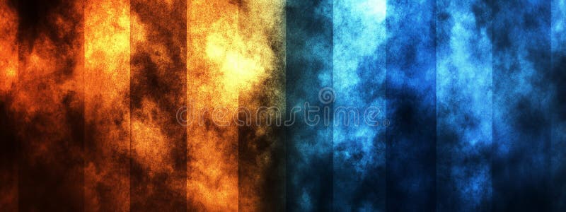Textură gradient abstract cu dungi în nuanțe vibrante de albastru și portocaliu vector illustration