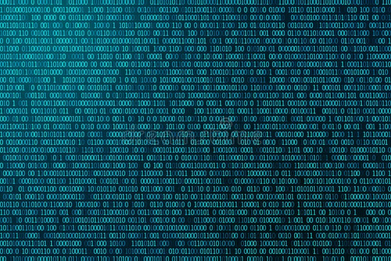Textură informatică digitală glow a calculatoarelor numerice cu numere aleatorii stock image