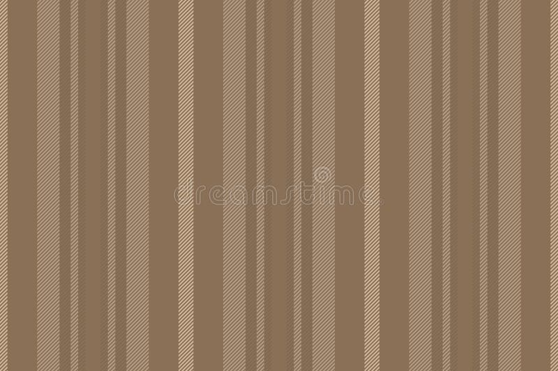 Textură textilă de fond cu bandă vectorială verticală regală. Închiderea liniilor cu structură fără sudură în culori portocalii și stock illustration