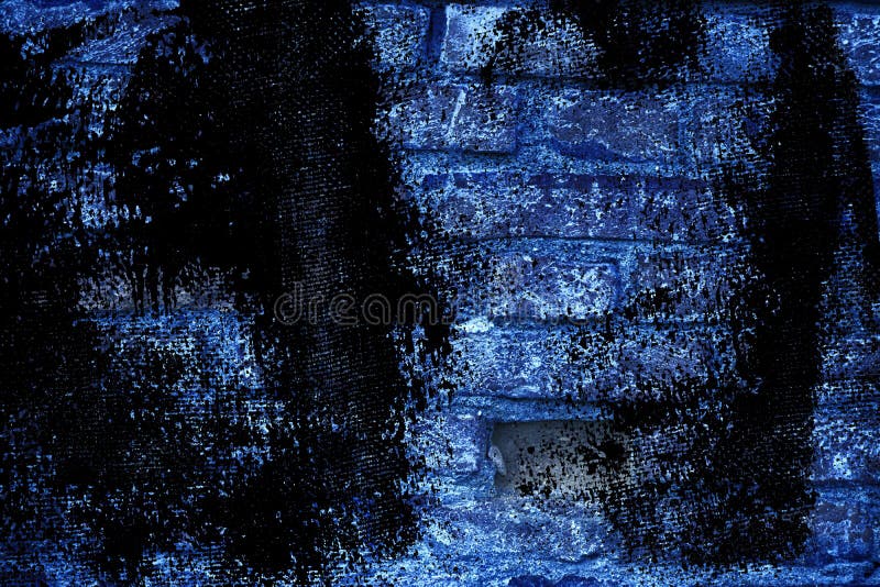 Textuur van de Grunge de ultra blauwe bakstenen muur, cementachtergrond voor website of mobiele apparaten stock afbeelding Textuur van de Grunge de ultra blauwe bakstenen muur, cementachtergrond voor website of mobiele apparaten stock afbeelding