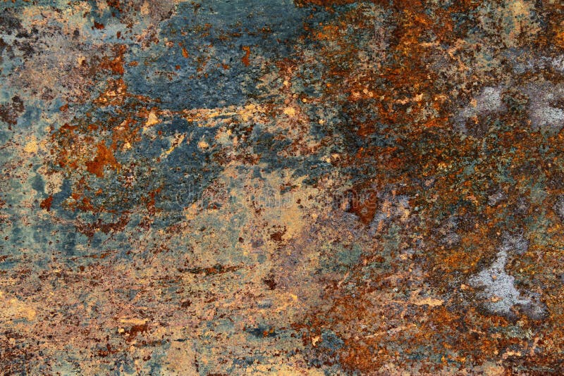 Textuur van oud en roestig metaal stock afbeelding