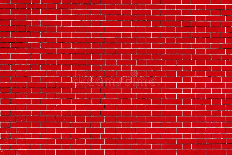 Textuurbakstenen Muur Van Rode Kleur Stock Foto - Afbeelding: 72658804