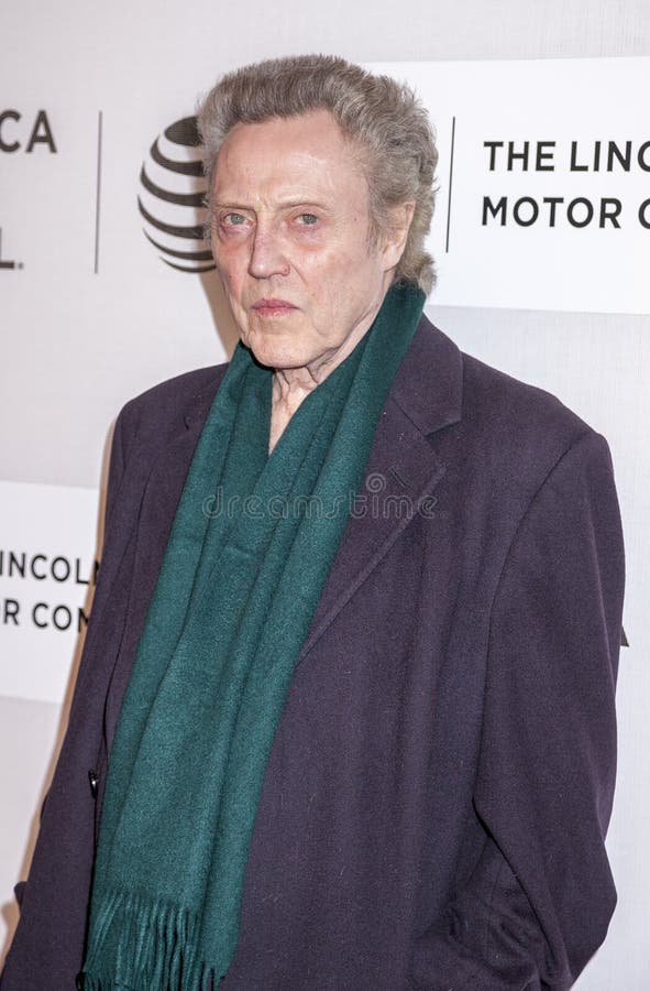 New York, NY, USA - April 16, 2016: Actor Christopher Walken attends 'The Family Fang' Premiere during 2016 Tribeca Film Festival at John Zuccotti Theater at BMCC Tribeca Performing Arts Center. New York, NY, USA - April 16, 2016: Actor Christopher Walken attends 'The Family Fang' Premiere during 2016 Tribeca Film Festival at John Zuccotti Theater at BMCC Tribeca Performing Arts Center