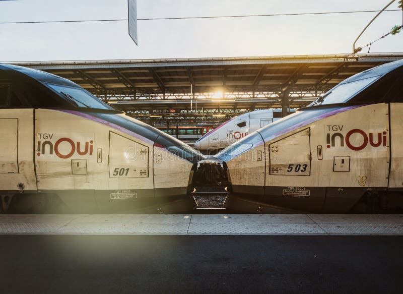 Автоматика tgv 307. Поезд Париж Страсбург.