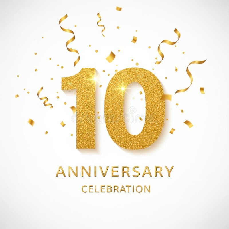 10th Anniversary Celebration Stock Illustrations – 5,890 10th